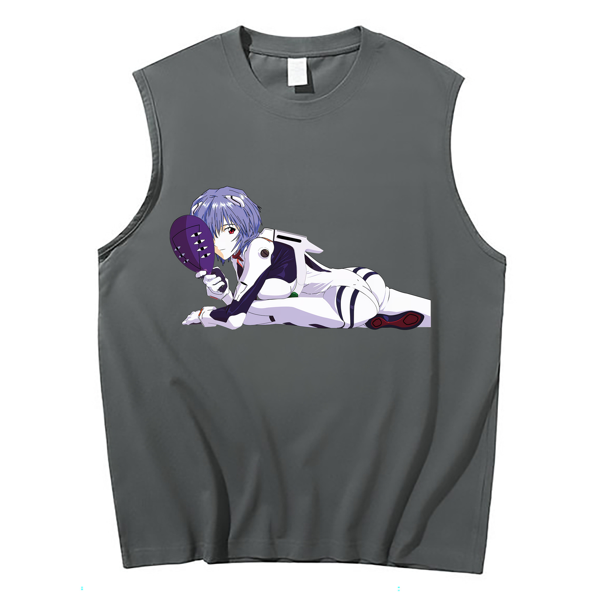 （画像用） EVA 新世紀エヴァンゲリオン コットン100％タンクトップ（フロントプリント）
